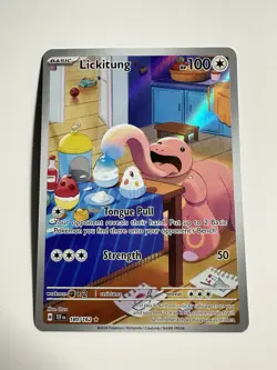 Lickitung - 180/162 - Pokemon Temporal Forces Illustration Rare Card NM - Image 1