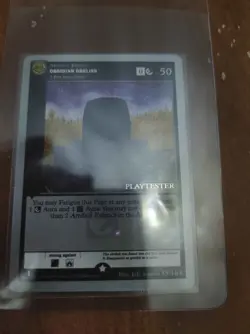 Metazoo Obsidian Obelisk Nightfall Playtester Card - Image 1