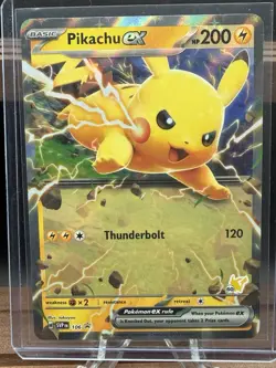 Pokemon Pikachu EX SVP 106 Promo- S&V Black Star Promo - Image 1