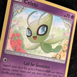 Pokemon CELEBI SM224 (Holo Promo) Sun & Moon - NM/Near Mint - Image 2