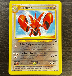 POKEMON TCG - NEO DISCOVERY Scizor 29/75 NON HOLO RARE ENGLISH LP MP - Image 1