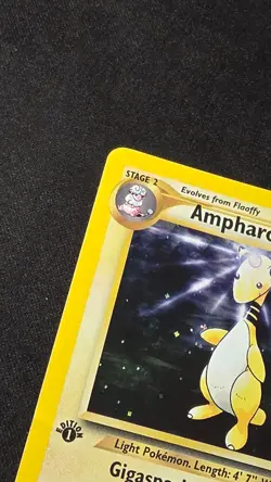 Pokemon TCG Ampharos 1st Edition Neo Genesis 1 Holo Unlimited Holo Rare - Image 5