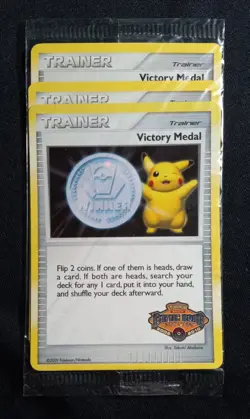 {Sealed!!} Pokemon Card Victory Medal Battle Road Autumn 2009 Promo - Image 1