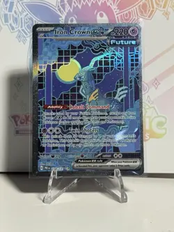 Pokemon TCG Iron Crown EX Sv: Prismatic Evolutions 158/131 Holo SIR HP220 - Image 1