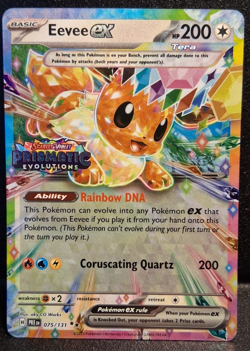 EEVEE ex 075/131 Surprise Box Stamped ~ Pokemon TCG: Prismatic Evolutions - Image 1