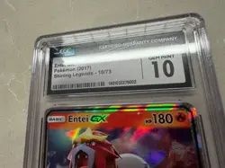 Pokemon Entei GX 2017 Shining Legends 10/73 Holo Nintendo TCG CGC 10 - Image 4