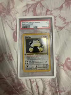 Pokemon Italian Jungle 1st Edition Snorlax #11 PSA 5 - Image 1