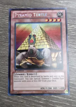 Yugioh Tcg Pyramid Turtle LCYW-EN245 Secret Rare 1st Edition NM - Image 1