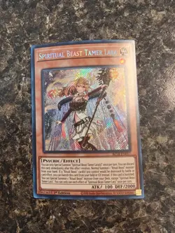 Yugioh Spiritual Beast Tamer Lara - BLTR-EN017 - 1st Ed. Secret Rare - NM - Image 1