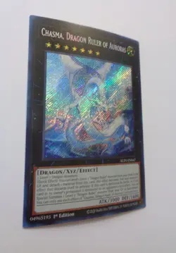Chasma, Dragon Ruler of Auroras ALIN-EN047 (Secret Rare, 1st Ed, LP) Yugioh - Image 1