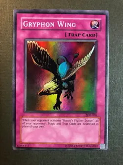 Yugioh Gryphon Wing SDP-050 Holo Super Rare Pegasus Set NM - Image 1