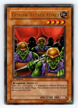 Yugioh Goblin Attack Force PSV-094 1st Edition Ultra Rare - MP 💎 - Image 1