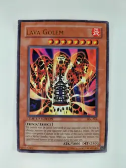 Yu-Gi-Oh! Lava Golem - IOC-SE4 - Ultra Rare - Limited Edition - Heavily Played ( - Image 1