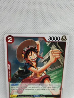 One Piece Card Game Monkey D. Luffy Foil Rare OP06-013 Wings of the Captain NM - Image 2