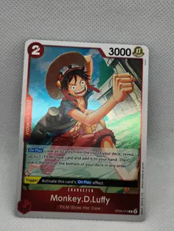 One Piece Card Game Monkey D. Luffy Foil Rare OP06-013 Wings of the Captain NM - Image 4