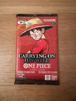 One Piece TCG OP13 Carrying On His Will Booster Pack Brand New Sealed English - Image 1