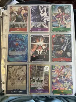 Huge One Piece 170+ Card Lot English - Full Art Don Card Mint Binder Included - Image 1