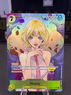 Stussy OP13-110 Alternate Art SR Carrying on His Will One Piece TCG - Image 1