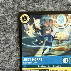 Disney Lorcana Whispers in the Well Judy Hopps 156/204 Super Rare NM - Image 3