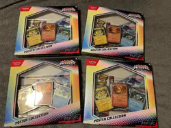 Pokemon Scarlet & Violet 8.5 Prismatic Evolutions Poster Collection (Lot of 4) - Image 1