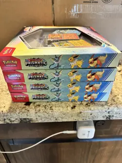 Scarlet and Violet Prismatic Evolutions Poster Collection Lot Of 4 - Image 3