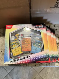 Scarlet and Violet Prismatic Evolutions Poster Collection Lot Of 4 - Image 4