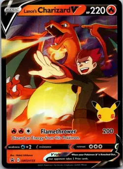 Lance's Charizard V Promo SWSH: Sword & Shield Promo Cards SWSH133 NM - Image 1
