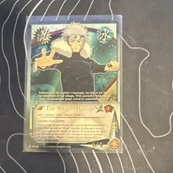 The Second Hokage Ninja Card 369 Naruto CCG 2002 Bandai Holo English - Image 1