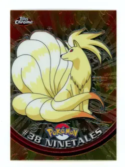 Pokemon Card - Ninetales #38 - Topps Chrome - Image 1