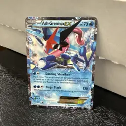 Pokemon Ash-Greninja EX Blackstar Promos Holo Card XY133 - Image 1