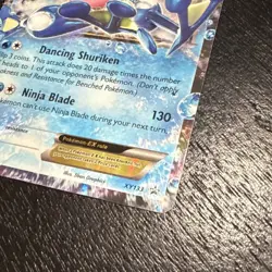 Pokemon Ash-Greninja EX Blackstar Promos Holo Card XY133 - Image 3