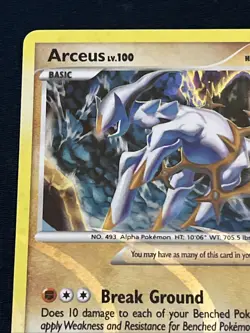 Pokemon Card - Arceus 2009 Arceus AR8 Holo Rare - Image 5