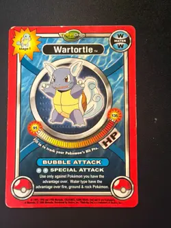 Vintage Pokemon ThinkChip Battle Stadium Wartortle Card - Image 1