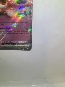 Pokemon TCG Team Rockets Mewtwo EX Double Rare Card 081/182 Destined Rivals - Image 4