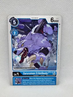 Garurumon X Antibody BT9-024 C X Record Digimon TCG Common Champion Card NM - Image 1