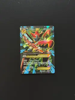 Pokemon TCG XY Breakpoint Ultra Rare M Scizor EX Full Art Holo Card 120/122 - Image 1