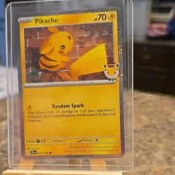 Pokemon Pikachu 051/162 Miscellaneous Cards & Products Promo Holo Random Spark … - Image 1