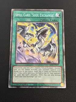 Yugioh! | Spell Card "Soul Exchange" MP25-EN007 (Starlight Rare) 1st Edition NM - Image 1