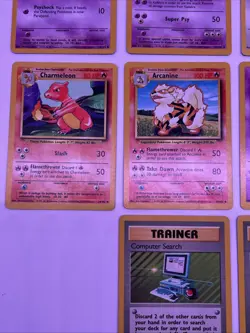 Pokemon TCG Base Set Unlimited Lot Of 18 Cards - Image 5