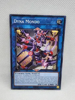 Yugioh! Dyna Mondo PHHY-EN050 Common 1st Edition English Link Effect Card NM - Image 1