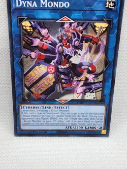 Yugioh! Dyna Mondo PHHY-EN050 Common 1st Edition English Link Effect Card NM - Image 3