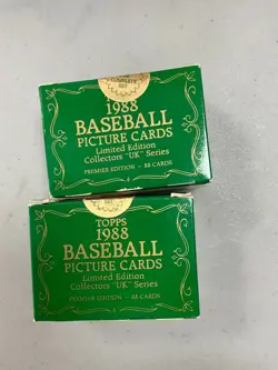 Rare Lot (2) 1988 UK Series Tiffany Set w/ 88 Cards Each - Image 1