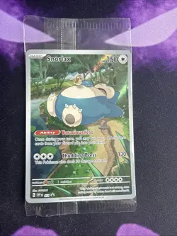 Snorlax SVP EN 051 Black Star Promo Scarlet & Violet Pokemon 151 Card - SEALED - Image 1
