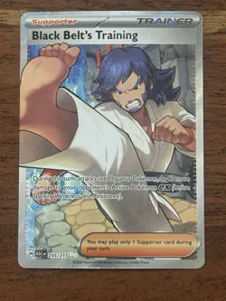 Pokemon TCG Black Belt's Training 255/217 Ascended Heroes Ultra Rare NM Card - Image 1