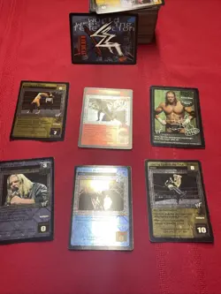 Lot Of WWF Raw Deal TCG APPROX 200 Cards Including 23 Foil Cards - Image 3