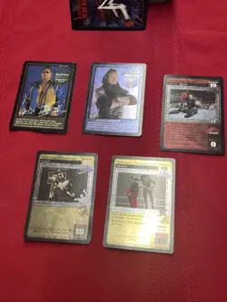 Lot Of WWF Raw Deal TCG APPROX 200 Cards Including 23 Foil Cards - Image 5