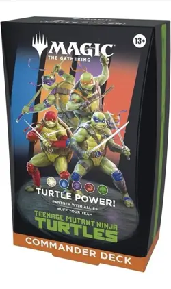 Sealed Teenage Mutant Ninja Turtles Commander Deck Turtle MTG - Image 1