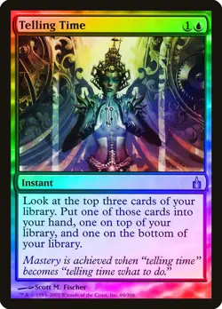 Telling Time FOIL Ravnica: City of Guilds PLD Blue Uncommon MTG CARD ABUGames - Image 1