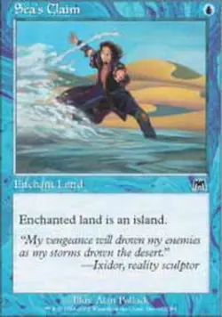 4x Sea's Claim ~ Near Mint Onslaught MTG Magic x4 4 UltimateMTG Playset Blue Car - Image 1