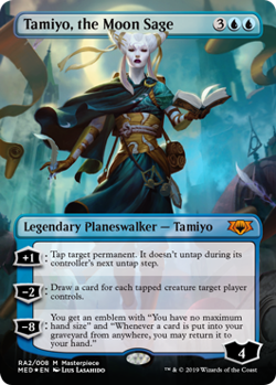 Magic MTG - Tamiyo, the Moon Sage - PLAYED - EN - FOIL - Image 1